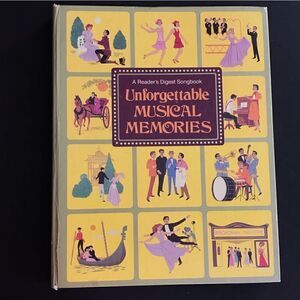 Vintage Unforgettable Musical Memories Hardcover Songbook Reader’s Digest
